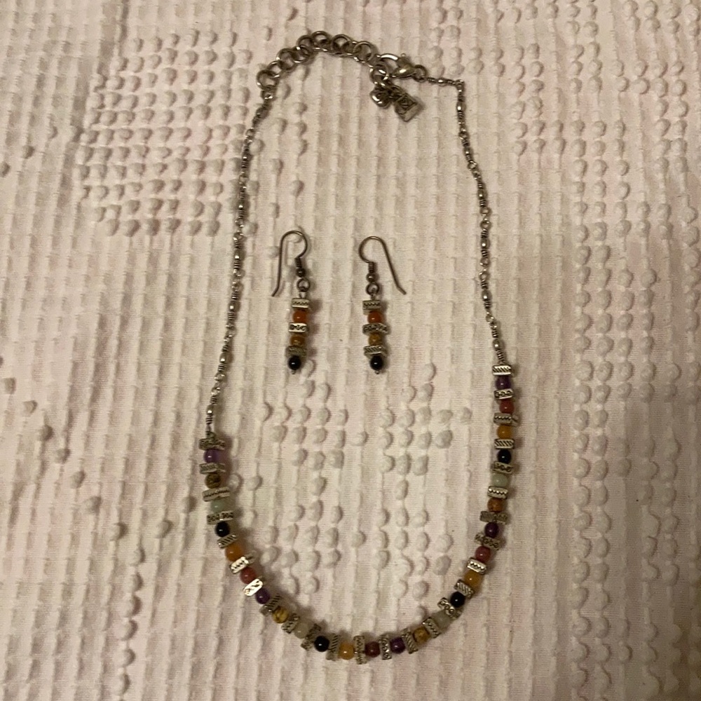 Brighton Necklace and matching earrings